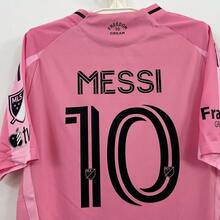 Local2025/26 Miami Home Jersey MESS I #10 MLS Soccer Jersey Pink Football Shirt