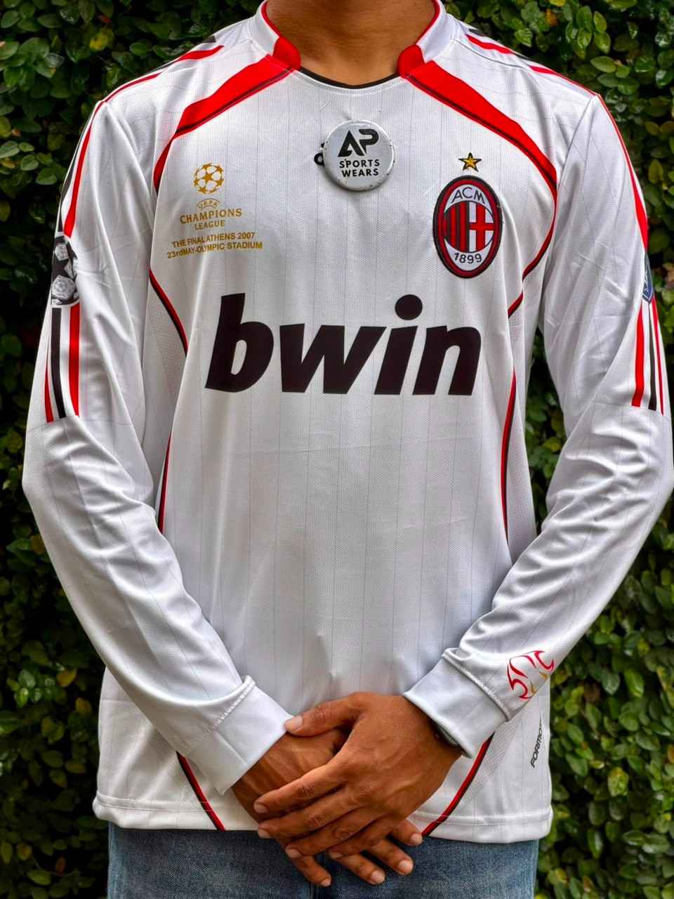 Local2006 AC Milan Away Retro Long-Sleeve Jersey - Kaka #22