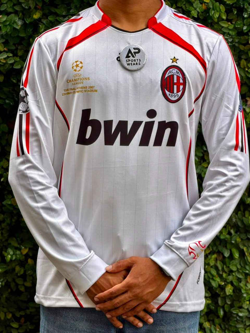 Local2006 AC Milan Away Retro Long-Sleeve Jersey - Kaka #22