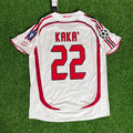 Local2006 AC Milan Away Retro Long-Sleeve Jersey - Kaka #22
